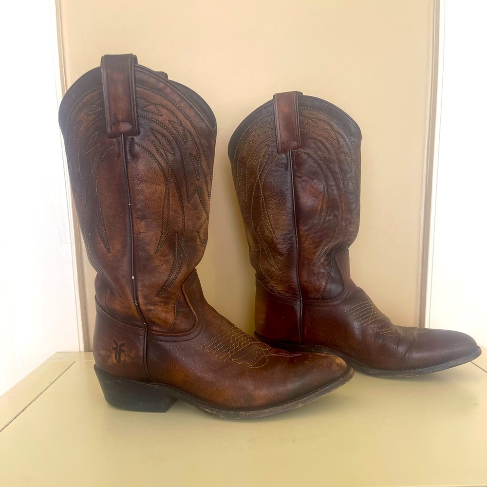 Vintage Frye Cowboy style boots